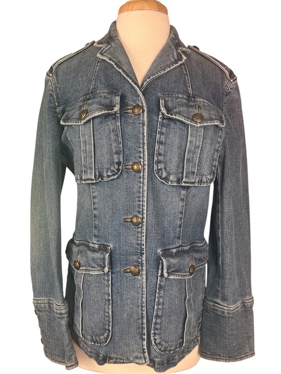 Ralph Lauren Jackets & Blazers - Vintage Ralph Lauren Jeans Co. Denim Chore Jacket Womens XL Military Utility